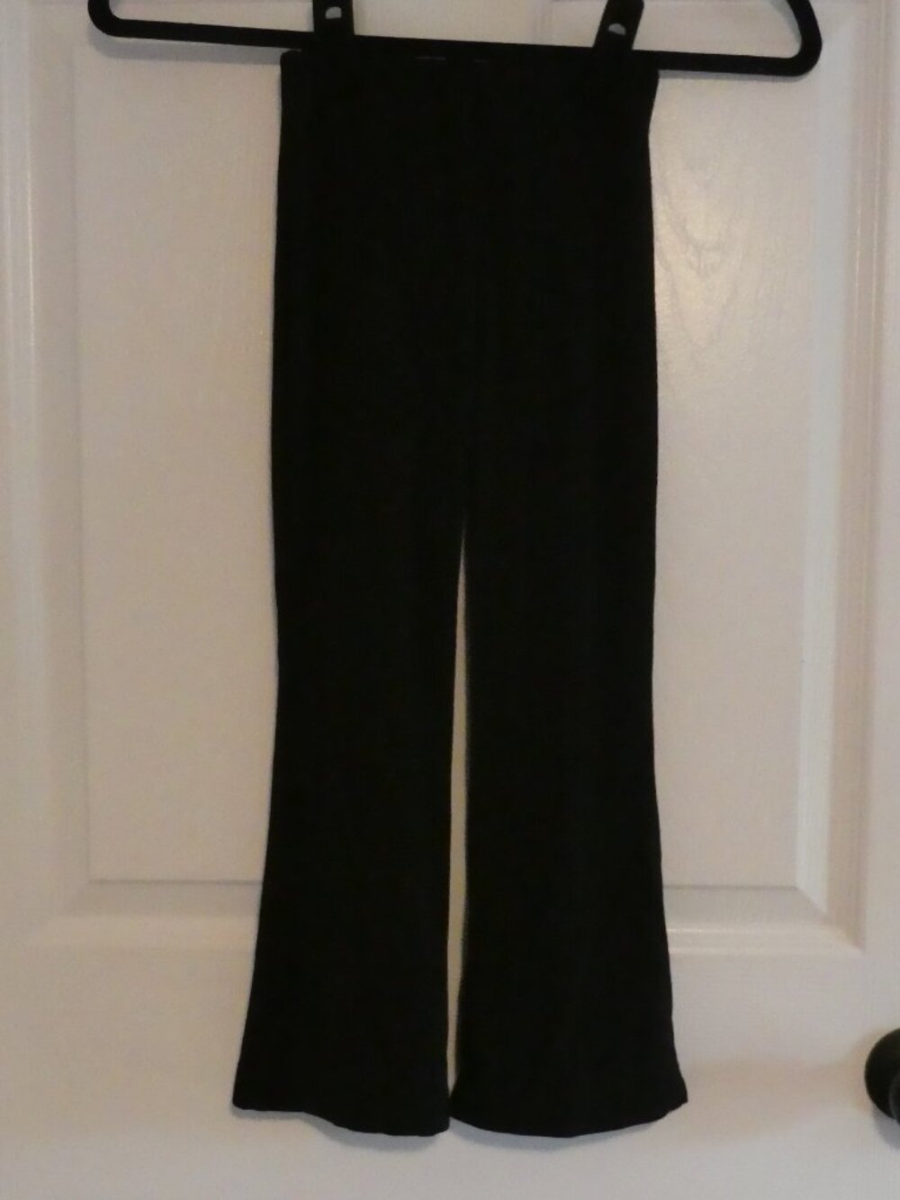 Vintage Made in USA Black Mid-Rise Flare Leg Knit Legging Pants - Size 5